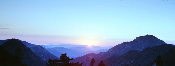 Sunrise, San Bernadino mountains