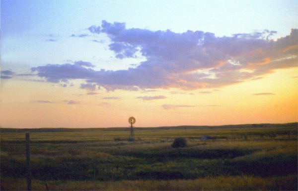 Windmill at Sunset
