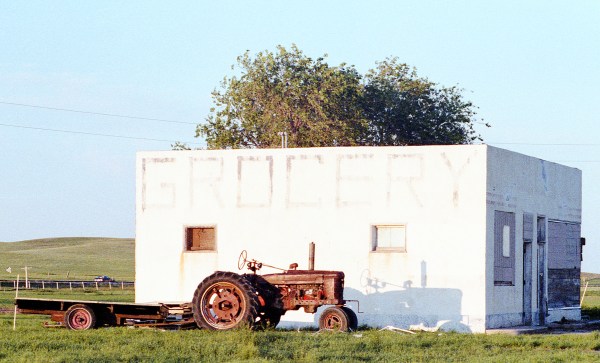 Abandoned Grocery Store West of Philip, South Dakota