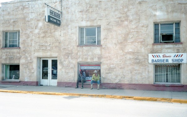 Two Bums on a Street in the Black Hills of South Dakota