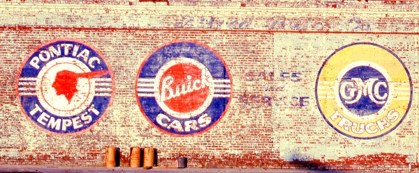 Wall, Vacant Lot, Downtown Visalia, California