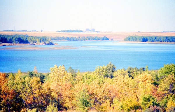 Power Plant on the Missouri River, North Dakota