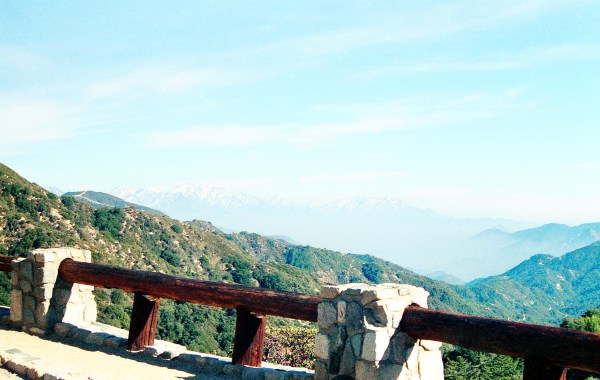 Haze in the San Bernadino Mountains