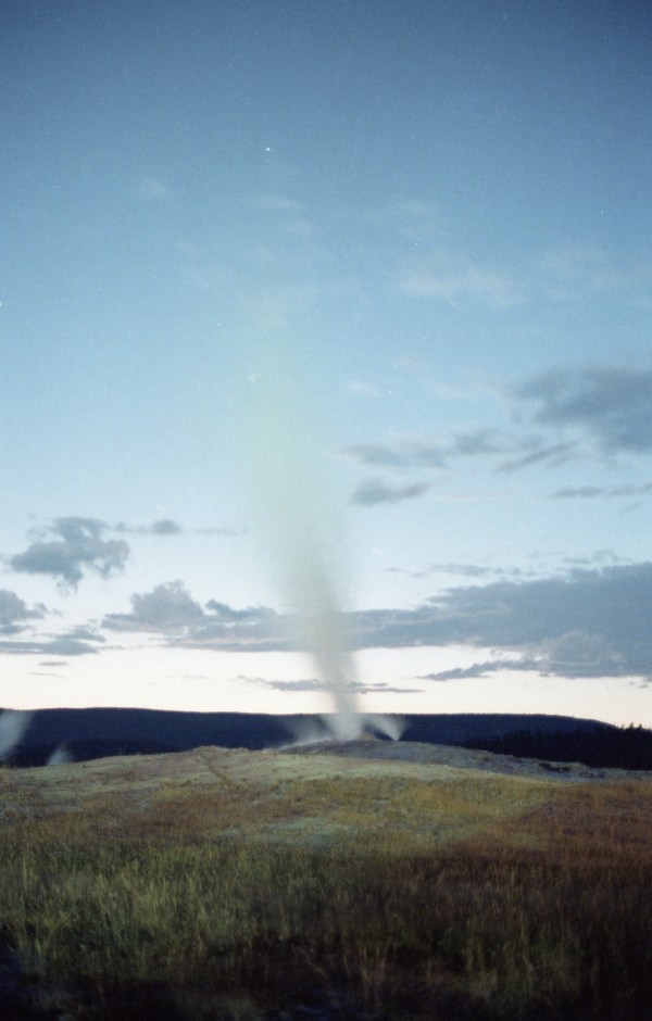 Evening Smoke at Yellowstone